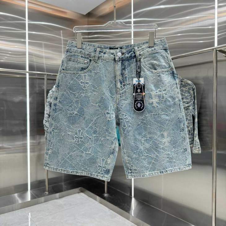 Picture of Chrome Hearts Jeans Short _SKUChromeHeartsM-2XLhgntx938835